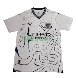 Camiseta Manchester City 2024/2025 Blanco/Negro