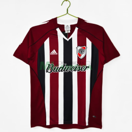 Camiseta River Plate 2005/06 Segunda Equipación Retro Rojo/Negro