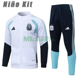 Chandal Argentina 2026 Niño Blanco