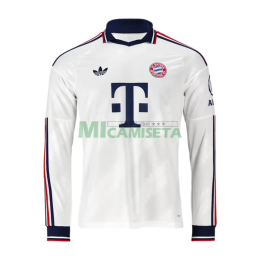 Camiseta Bayern Múnich Segunda Equipación 2026/2027 ML Blanco