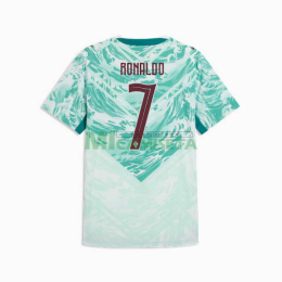 Camiseta Ronaldo 7 Portugal Segunda Equipación Mundial 2026 Verde/Blanco