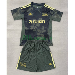 Camiseta Union Berlin Segunda Equipación 2025/2026 Negro Niño Kit