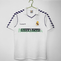 Camiseta Real Madrid Primera Equipación Retro 1988/90 Blanco