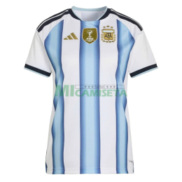 Camiseta Argentina Primera Equipación 2026 Azul/Blanco Mujer con FIFA2022