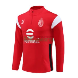 Sudadera de Entrenamiento AC Milan 2023/2024 Rojo/Blanco