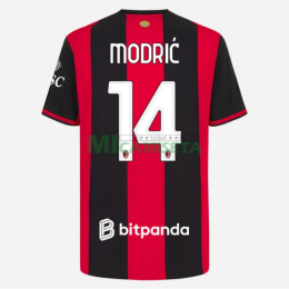 Camiseta MODRIĆ 14 AC Milan Primera Equipación 2026/2027 Rojo/Negro