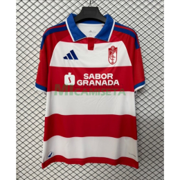 Camiseta Granada Primera Equipación 2026/2027 Rojo/Blanco con Parche La Liga