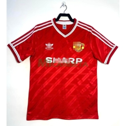 Camiseta Manchester United Primera Equipación Retro 1986/88