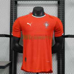 Camiseta Portugal Primera Equipación 2025 Rojo (EDICIÓN JUGADOR)