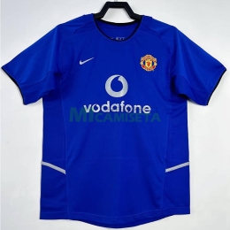 Camiseta Manchester United Tercera Equipación Retro 2002/03
