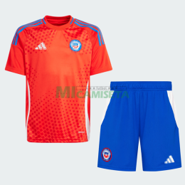 Camiseta Chile Primera Equipación 2024 Niño Kit
