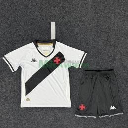 Camiseta Vasco da Gama Segunda Equipación 2025/2026 Blanco Niño Kit
