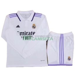 Camiseta Real Madrid Primera Equipación 2022/2023 Kit ML