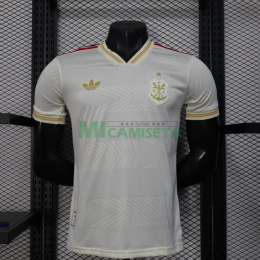 Camiseta Flamengo Tercera Equipación 2025/2026 Blanco Roto (EDICIÓN JUGADOR)