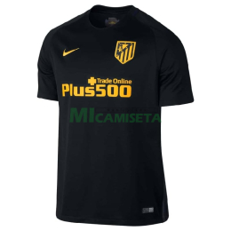 Camiseta Atletico de Madrid Segunda Equipación Retro 2016/2017 Negro