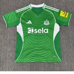 Camiseta Newcastle United Segunda Equipación 2025/2026 Verde/Blanco