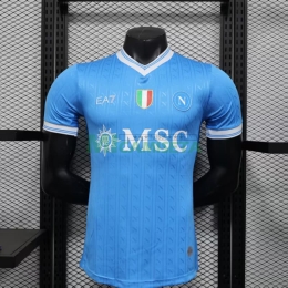 Camiseta Napoli Primera Equipación 2025/2026 Azul (EDICIÓN JUGADOR)