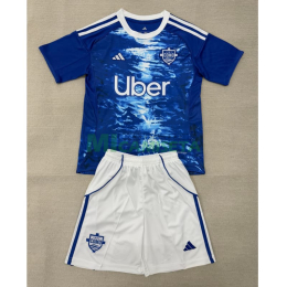 Camiseta Como 1907 Primera Equipación 2025/2026 Azul Niño Kit