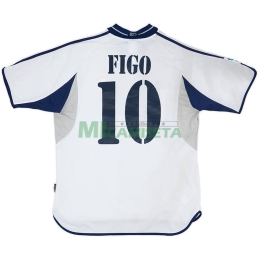 Camiseta FIGO 10 Real Madrid Primera Equipación Retro 2000/01