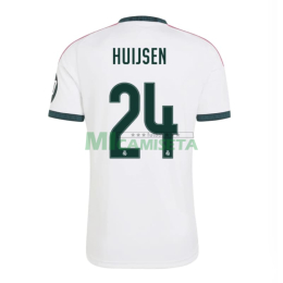 Camiseta HUIJSEN 24 Real Madrid Primera Equipación 2026/2027 Blanco con Parche HP