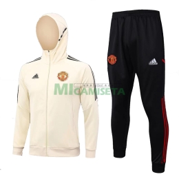 Chandal Manchester United 2023/2024 Con Capucha Beige