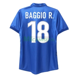 Camiseta BAGGIO R.18 Italia Primera Equipación Retro 1998
