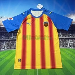Camiseta Valencia 2025/2026 Naranja/Amarillo/Azul