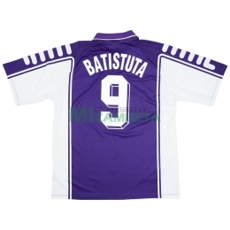 Camiseta BATISTUTA 9 Fiorentina Primera Equipación Retro 1999/00