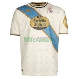 Camiseta Deportivo de La Coruña Tercera Equipación 2025/2026 Blanco con Parche La Liga