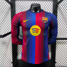 Camiseta Barcelona Primera Equipación 2026/2027 ML Rojo/Azul (EDICIÓN JUGADOR)