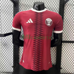 Camiseta Qatar Primera Equipación Mundial 2026 Rojo (EDICIÓN JUGADOR)