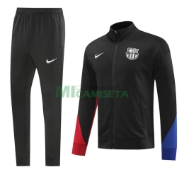 Chandal Barcelona 2024/2025 Negro/Rojo/Azul