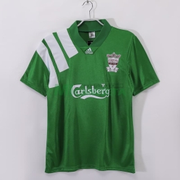Camiseta Liverpool Segunda Equipación Retro 1992/93 Verde