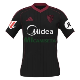Camiseta Sevilla FC Tercera Equipación 2025/2026 Negro con Parche La Liga