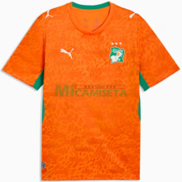 Camiseta Costa de Marfil Primera Equipación Mundial 2026 Naranja