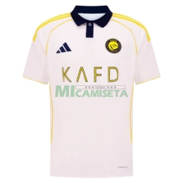 Camiseta Al Nassr Tercera Equipación 2025/2026 Blanco