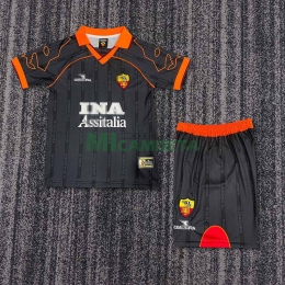 Camiseta AS Roma Tercera Equipación Retro 1999/00 Niño Kit