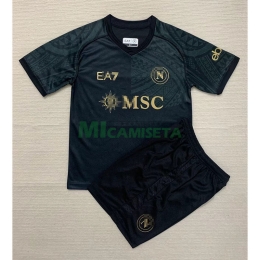 Camiseta Napoli Tercera Equipación 2023/2024 Niño Kit