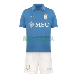 Camiseta Napoli Primera Equipación 2026/2027 Azul Niño Kit