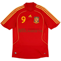 Camiseta TORRES 9 España Primera Equipación Retro 2008