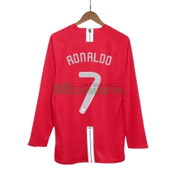 Camiseta RONALDO 7 Manchester United Primera Equipación Retro 2007/08 ML