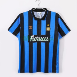 Camiseta Inter de Milan 1992/94 Primera Equipación Retro Azul/Marino