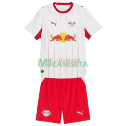 Camiseta Leipzig Primera Equipación 2026/2027 Rojo/Blanco Niño Kit
