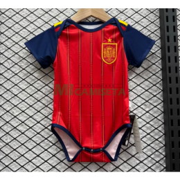 Camiseta España Primera Equipación 2025/2026 Rojo/Azul Baby