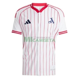 Camiseta Arsenal 2025/2026 Baseball Shirt Blanco/Rojo