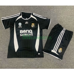Camiseta Real Madrid Segunda Equipación Retro 2006/07 Niño Kit