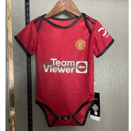 Camiseta Manchester United Primera Equipación 2023/2024 Baby