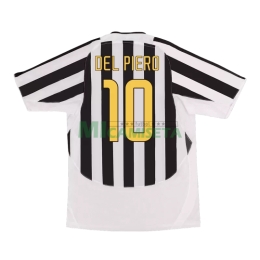 Camiseta DEL PIERO 10 Juventus Primera Equipación Retro 2003/04