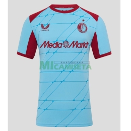 Camiseta Feyenoord Tercera Equipación 2025/2026 Azul Cielo/Rojo