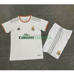 Camiseta Real Madrid Primera Equipación Retro 2013/14 Niño Kit